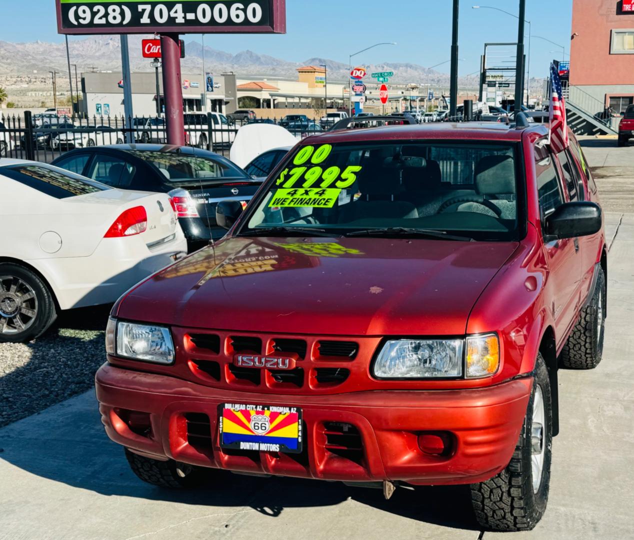 2000 Red Isuzu Rodeo LS , located at 2190 Hwy 95, Bullhead City, AZ, 86442, (928) 704-0060, 0.000000, 0.000000 - 2000 Isuzu rodeo LS. Automatic 4 wheel drive . Only 114k original miles v6. Brand new tires . Lots of upgrades . We finance - Photo#1